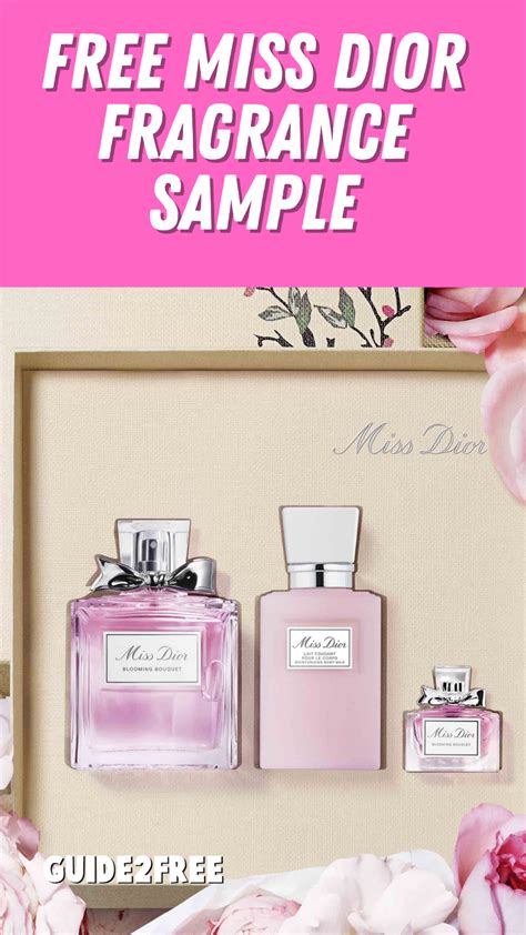 christian Dior perfume samples free